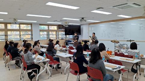 평촌고, 학부모회 세상에 하나분인 나만의 원목도마 만들기 연수